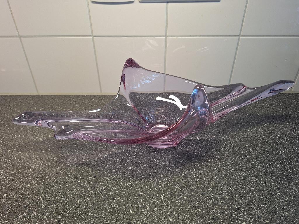 Vintage schaal Val St. Lambert, Verzenden