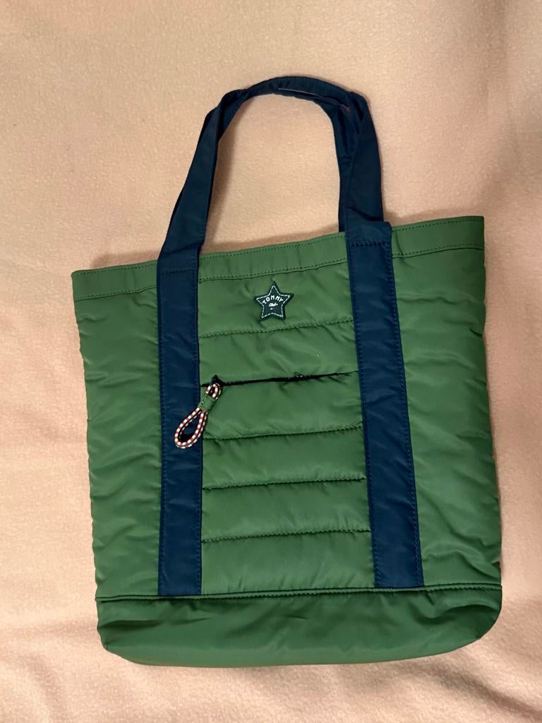 Tommy Hilfiger tas groen, Sieraden, Tassen en Uiterlijk, Tassen | Schoudertassen, Ophalen of Verzenden, Zo goed als nieuw, Groen