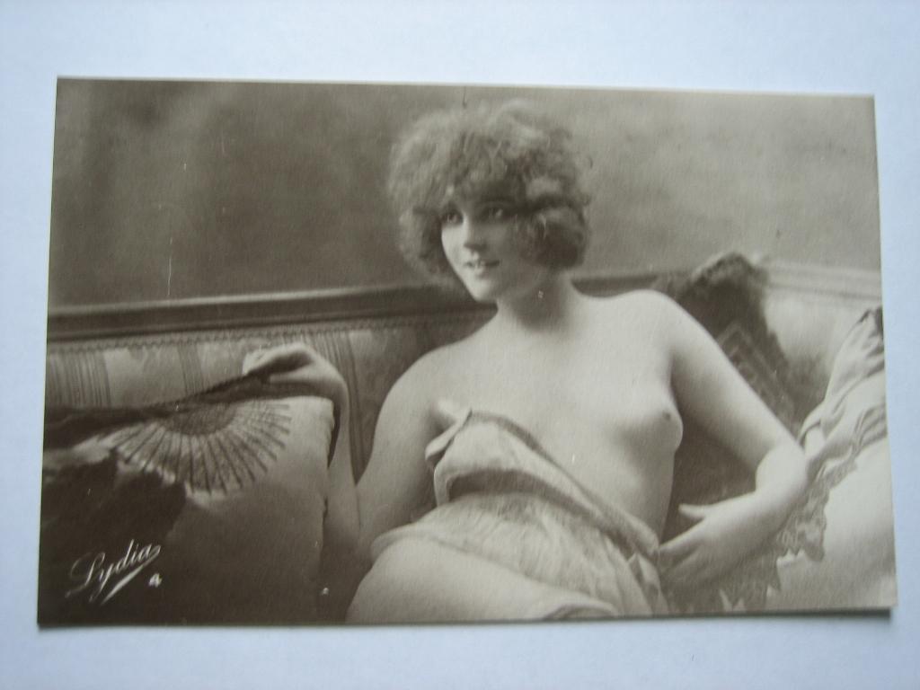 Erotiek Lydia 4 Foto, Verzenden, Voor 1920, Ongelopen, Overige thema's