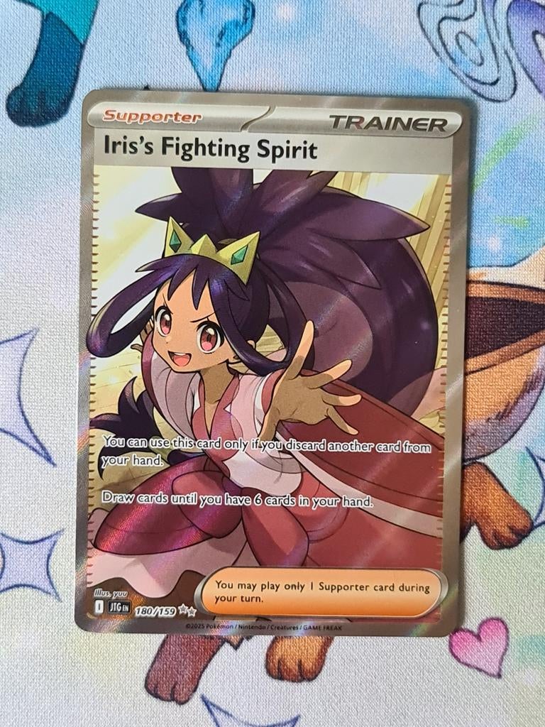 Iris’s Fighting Spirit #180 Journey Together Ultra Rare., Ophalen of Verzenden, Zo goed als nieuw, Losse kaart, Foil