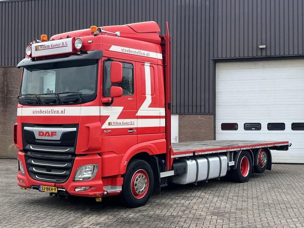 DAF XF 480 FAR / Full Air / 6x2 / Fourage / NL Truck HT1307, Auto's, Automaat, Stof, Euro 6, 482 pk