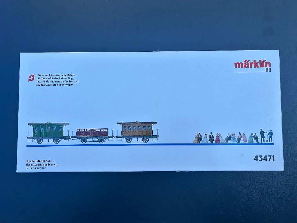 Marklin H0 43471 Uitbreiding voor Spanisch Bröti Bahn SNB, Wisselstroom, Ophalen of Verzenden, Märklin, Nieuw