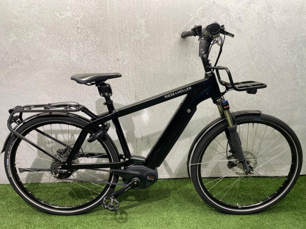 Riese & Müller New Charger 500Wh. Heren Zwart 54cm 2019, Fietsen en Brommers, Elektrische fietsen, Riese & Müller, Gebruikt, -