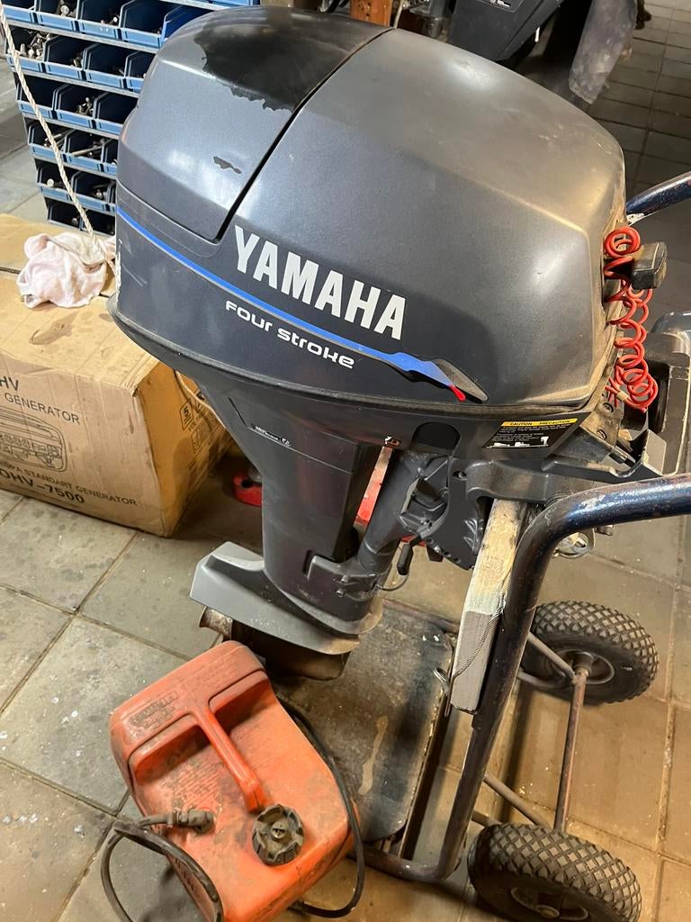 Yamaha 8 pk 4 takt langstaart, Watersport en Boten, Buiten- en Binnenboordmotoren, Ophalen, 5 tot 10 pk, Viertaktmotor, Zo goed als nieuw