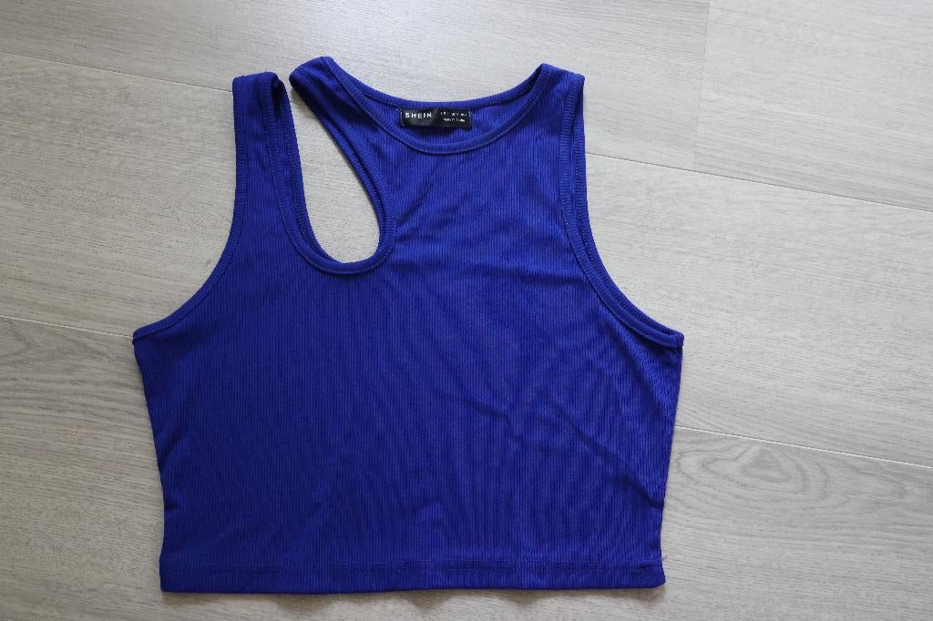 Nieuw Shein shirtje kobalt blauw S, Kleding | Dames, Tops, Blauw, Nieuw, Ophalen of Verzenden, Shein