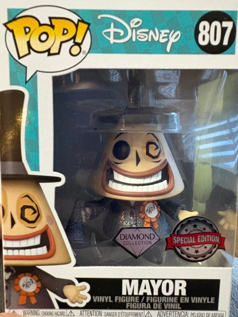 Funko Pop Disney Mayor 807 Diamond Collection, Ophalen of Verzenden, Nieuw