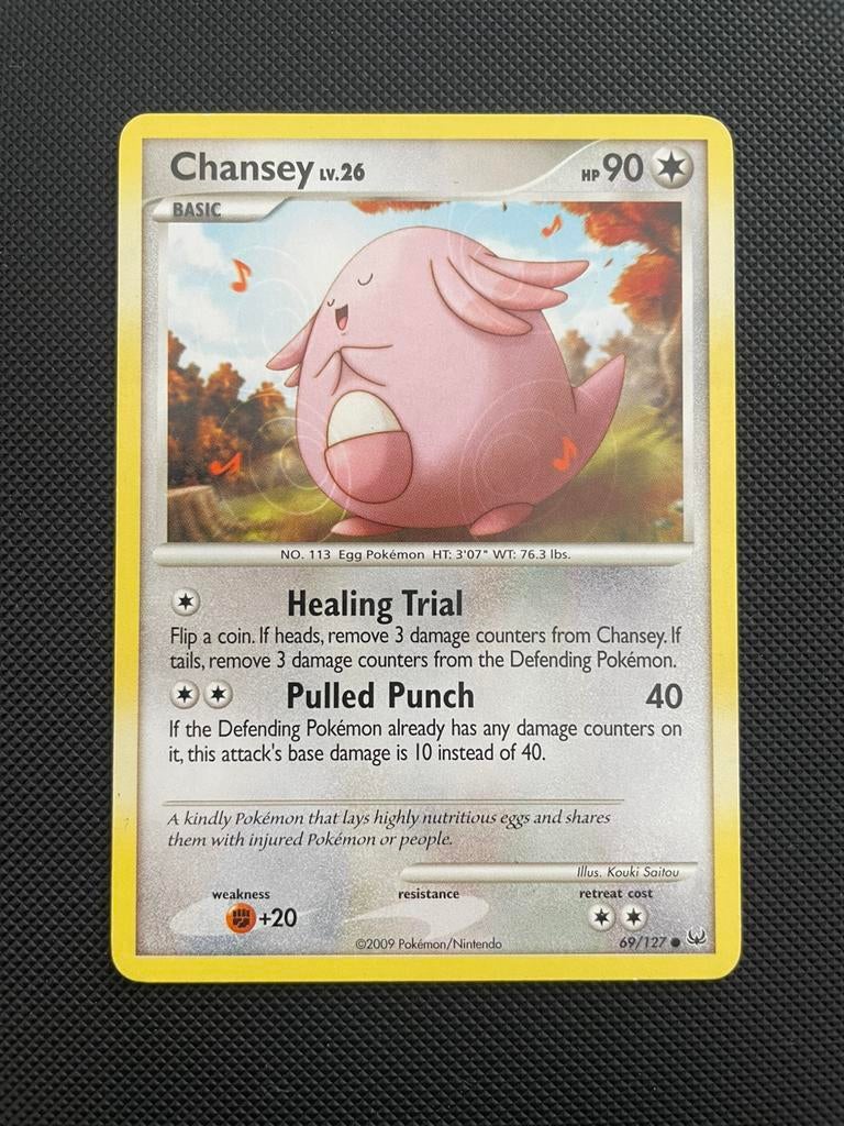 Chansey 69/127 Platinum Base, Verzenden, Zo goed als nieuw