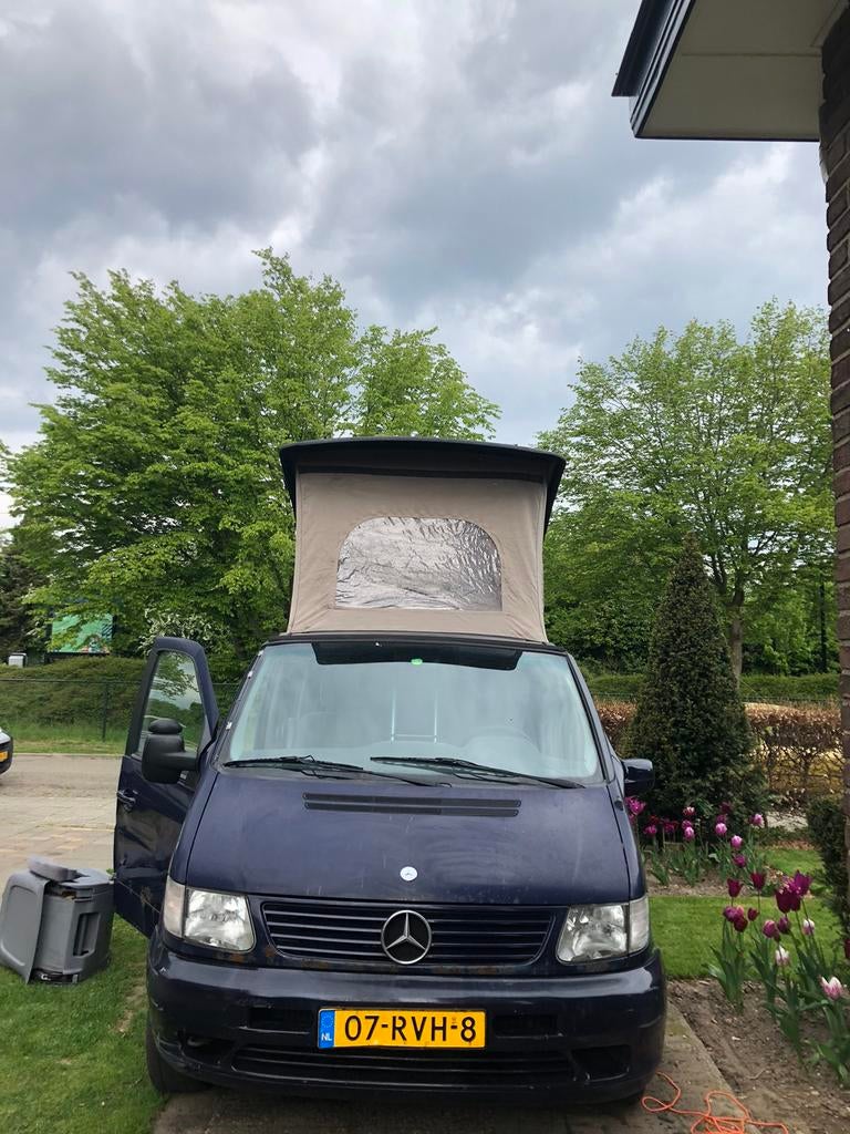 Mercedes vito camper(project)rijdend, Caravans en Kamperen, Campers, Automaat, Buscamper of Camperbus, Mercedes-Benz, Particulier