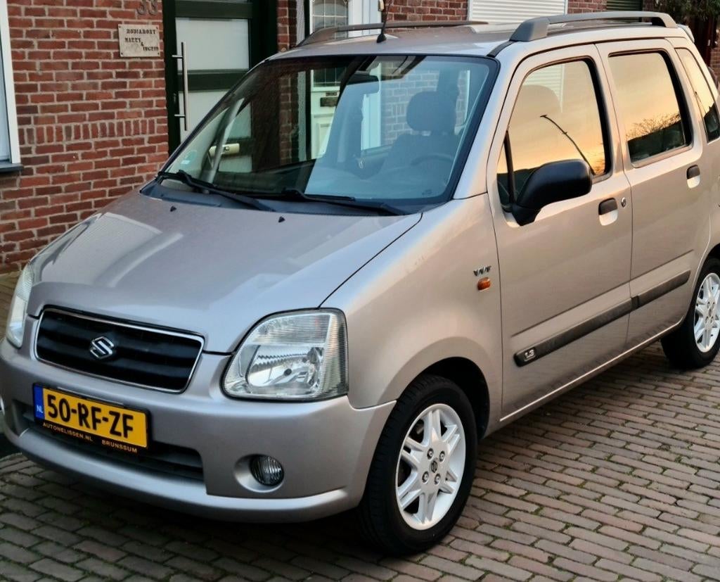 Suzuki Wagon R+ 1.3 2005 Grijs, Auto's, Suzuki, Voorwielaandrijving, 40 €/maand, Wagon R+, Origineel Nederlands