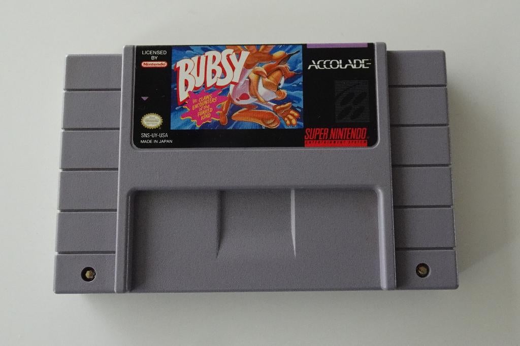 Bubsy NTSC voor Super Nintendo, 1 speler, Ophalen, Zo goed als nieuw, Vanaf 3 jaar