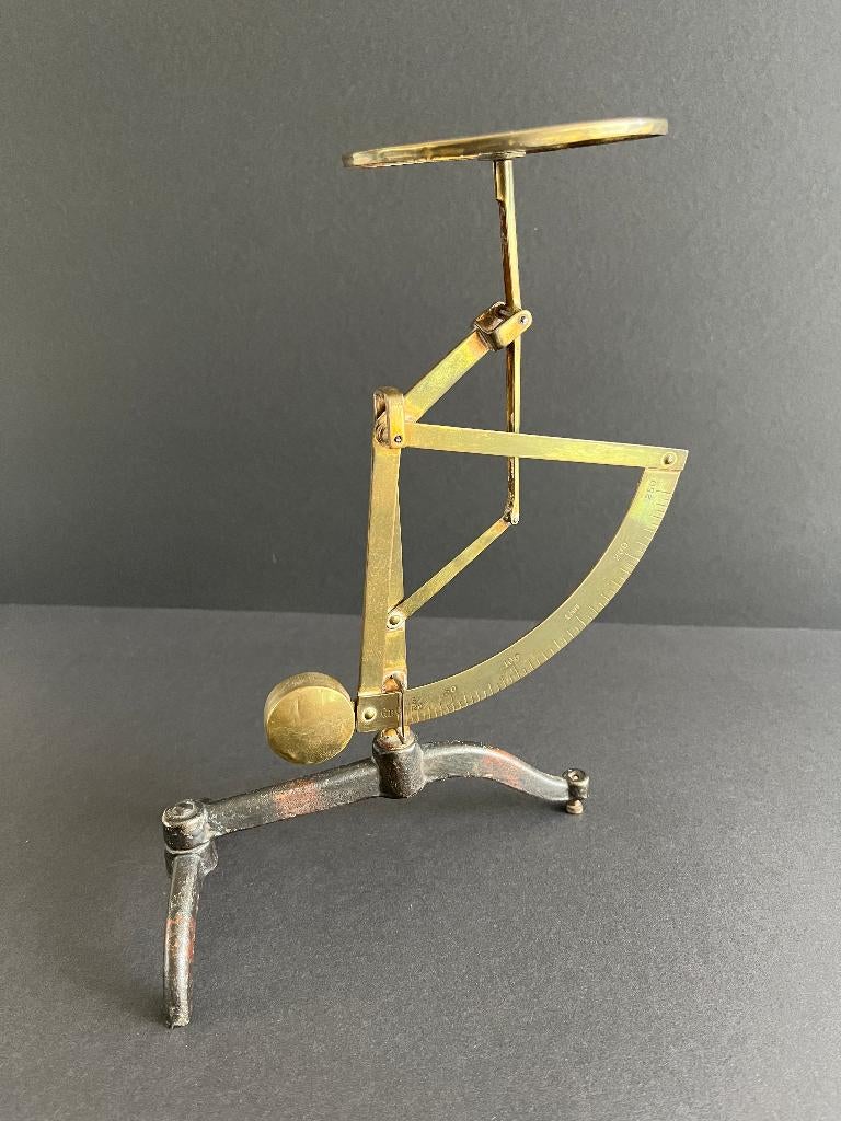 Antieke koperen brievenweger, Antiek en Kunst, Ophalen of Verzenden