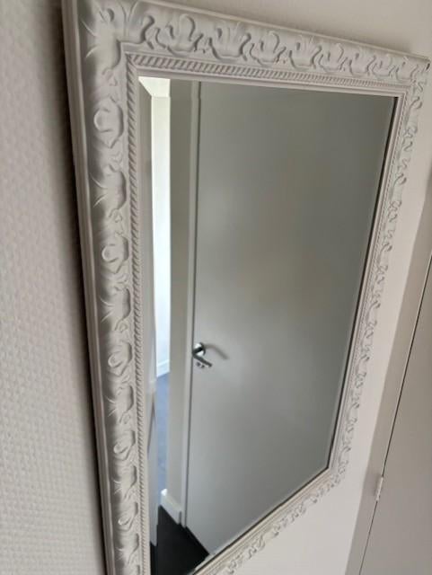 Spiegel, Huis en Inrichting, Woonaccessoires | Spiegels, Ophalen, Zo goed als nieuw, Minder dan 100 cm, Rechthoekig