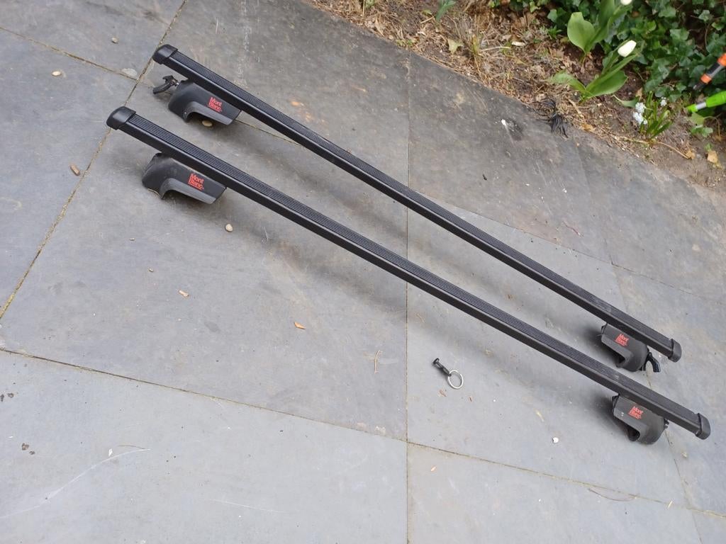Dakdragers voor auto met dakrail - universeel, Ophalen, Gebruikt