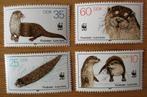 DDR, WWF serie Otter, Verzenden, Postfris, Dier of Natuur