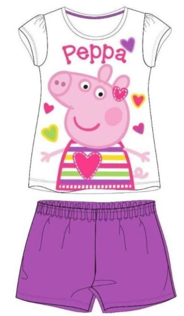 Peppa Pig Shortama Paars - Maat 110 - 116 - 122 - Katoen, Kinderen en Baby's, Nacht- of Onderkleding, Meisje, Nieuw, Ophalen of Verzenden