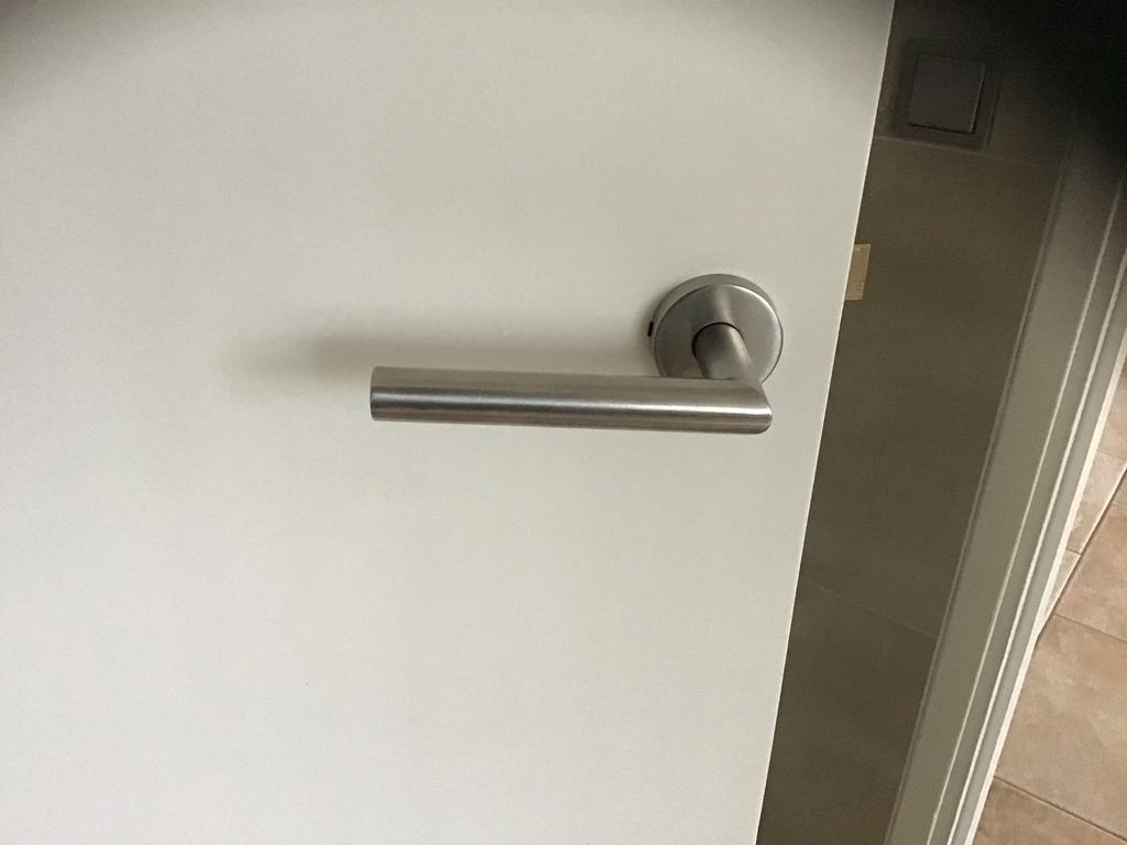 Deurbeslag + Toilet Sluiting, Ophalen of Verzenden, Gebruikt, Rvs, Klink of Kruk