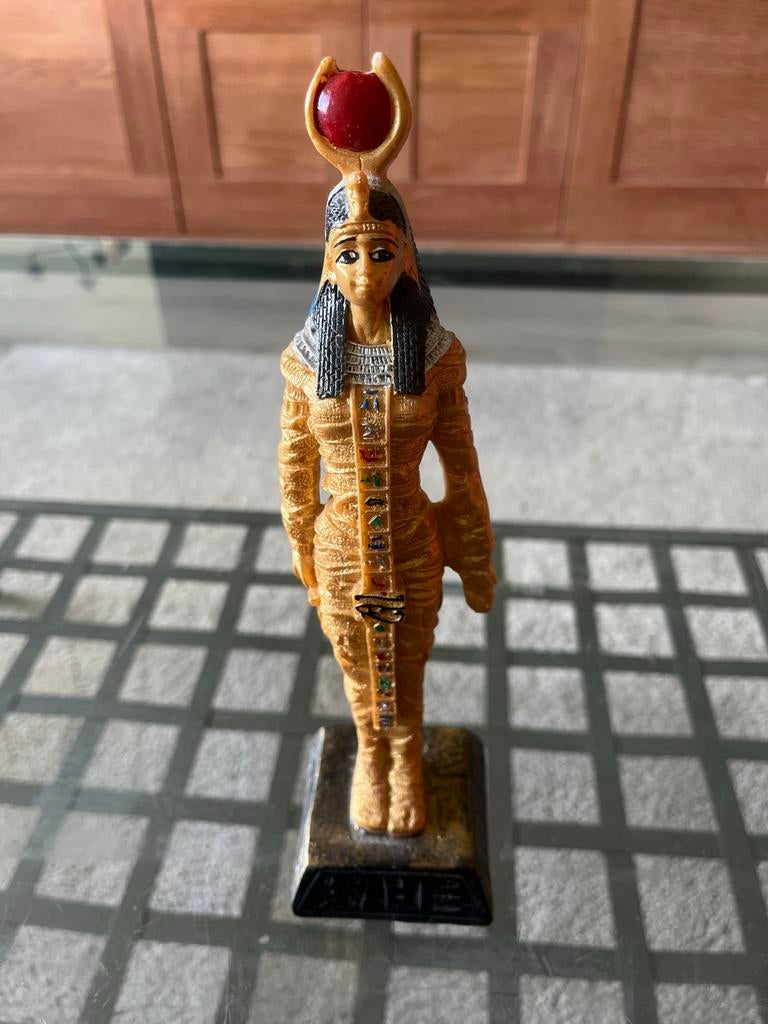 Beeldje Egyptische godin Isis, Ophalen of Verzenden, Gebruikt, Overige typen