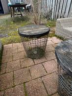 Twee tuintafeltjes, Minder dan 55 cm, Gebruikt, Rond, Ophalen