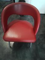 Leren eetkamerstoelen, Huis en Inrichting, Stoelen, Ophalen, Gebruikt, Leer, Vier