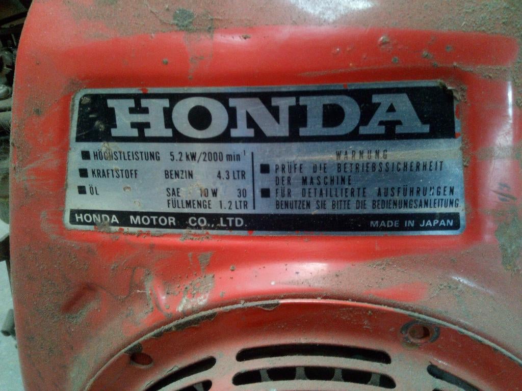 Honda motor, Ophalen, Gebruikt, Benzinemotor, 1800 rpm of meer