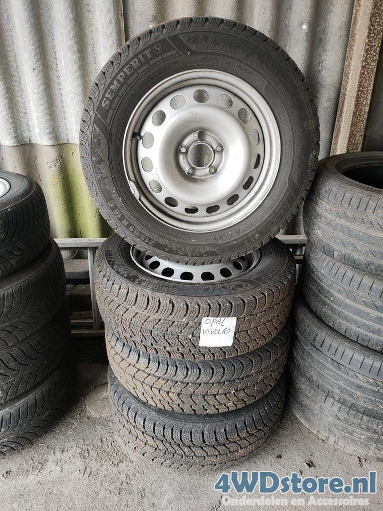 Opel Vivaro Stalen velgen + Banden, Auto-onderdelen, Banden en Velgen, Banden en Velgen, 16 inch, 215 mm, Personenwagen, Gebruikt