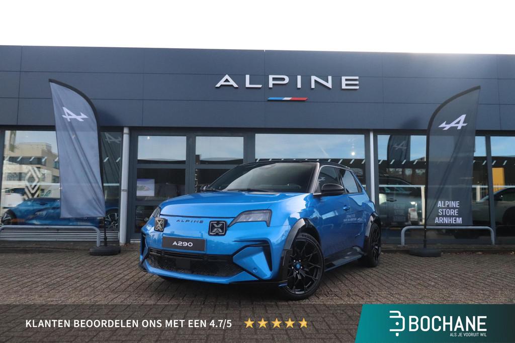 Alpine A290 GT Performance 52 kWh | Stoelverwarming | GTS Wi, Auto's, Alpine, Huisgarantie, Met garantie (alle), Blauw, A290