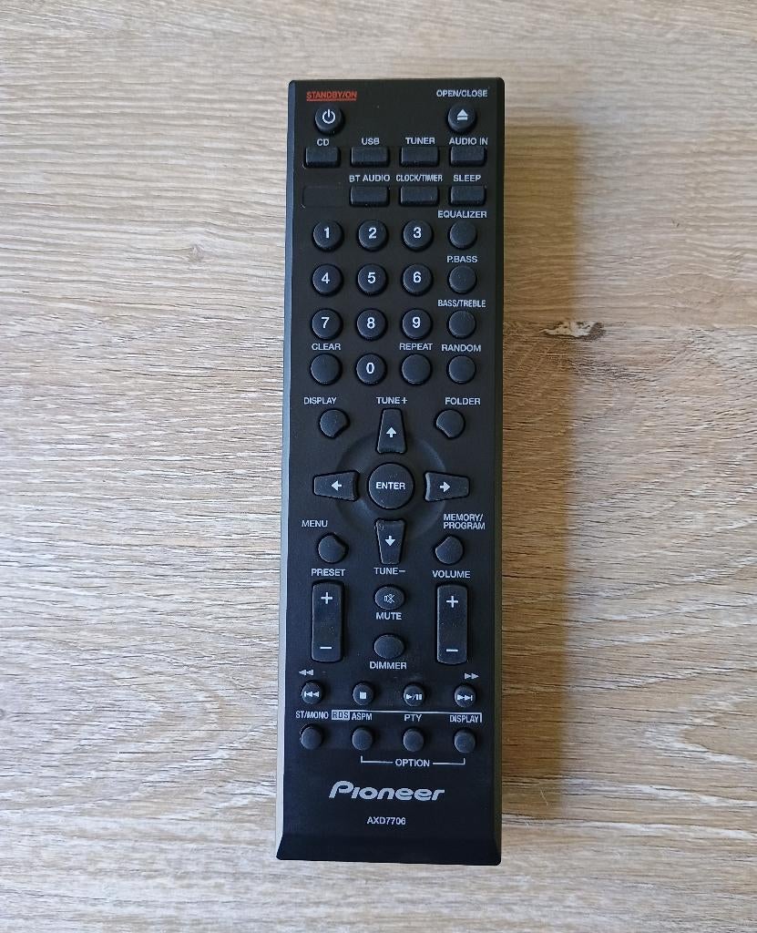 nr2 Pioneer axd7706 afstandsbediening origineel axd 7706, Ophalen of Verzenden, Gebruikt, Origineel, Receiver of Versterker