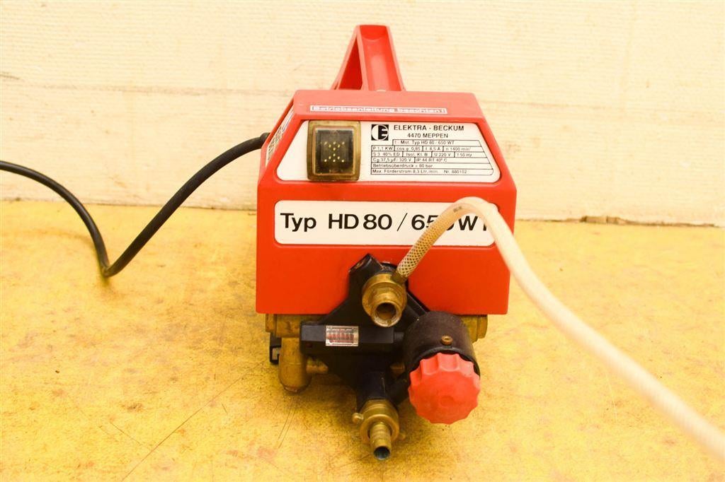 Elektra Beckum hogedrukreiniger 50488, Tuin en Terras, Ophalen of Verzenden, Gebruikt, Benzine