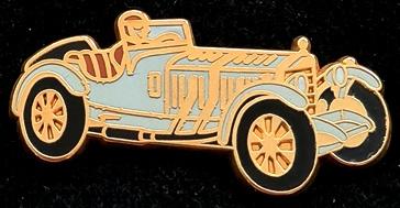 Mercedes- Benz type SSK 1927 pin-emaille, Verzenden, Nieuw, Transport, Speldje of Pin
