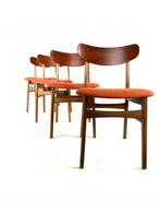 4x gerestaureerde eetkamerstoel, Farstrup Møbler ‘60, Huis en Inrichting, Stoelen, Ophalen of Verzenden, Zo goed als nieuw, Vier