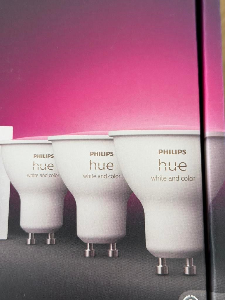 Hue Color GU10 400 lumen NIEUW, Huis en Inrichting, Lampen | Losse lampen, Led-lamp, Minder dan 30 watt, Soft of Flame, Bipin of Steekvoet