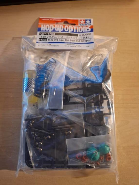 Tamiya 54753 TT-02 CVA Super Mini Shock Set - Nieuw!, Hobby en Vrije tijd, Modelbouw | Radiografisch | Auto's, Elektro, Nieuw
