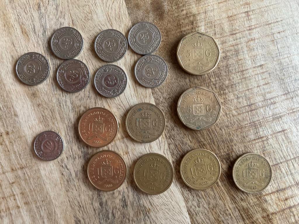 Nederlandse antillen munten, Postzegels en Munten, Munten | Nederland, Ophalen of Verzenden, Koningin Beatrix