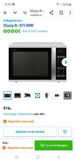 Sharp R-971 INW Combimagnetron - Zilver, Ophalen, Combimagnetron, Gebruikt, Draaiplateau