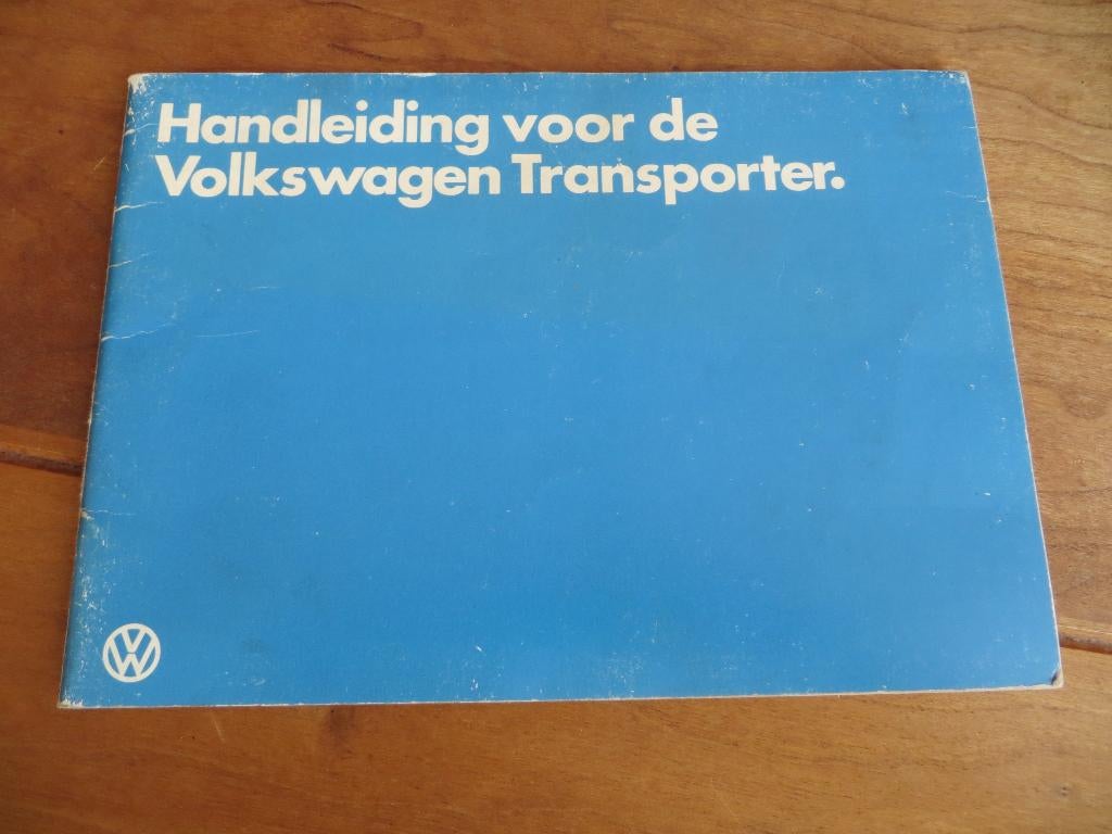 Instructieboek Volkswagen Transporter T3 benzine, diesel '82, Ophalen of Verzenden