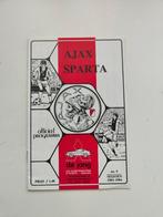 AJAX - Sparta Programma seizoen 1983-1984 no 9, Verzenden, Zo goed als nieuw, Ajax, Overige typen