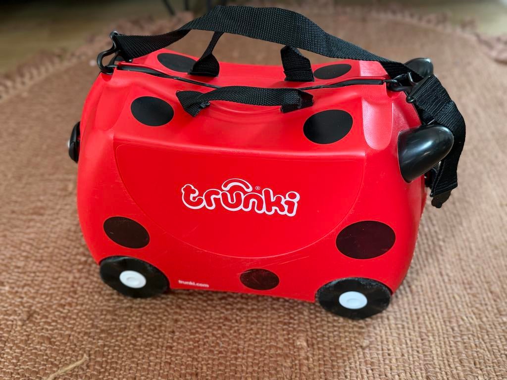 Trunki Koffer Lieveheersbeestje - Ideaal voor Kinderen, 40 tot 60 cm, Gebruikt, 20 tot 30 cm, Minder dan 35 cm