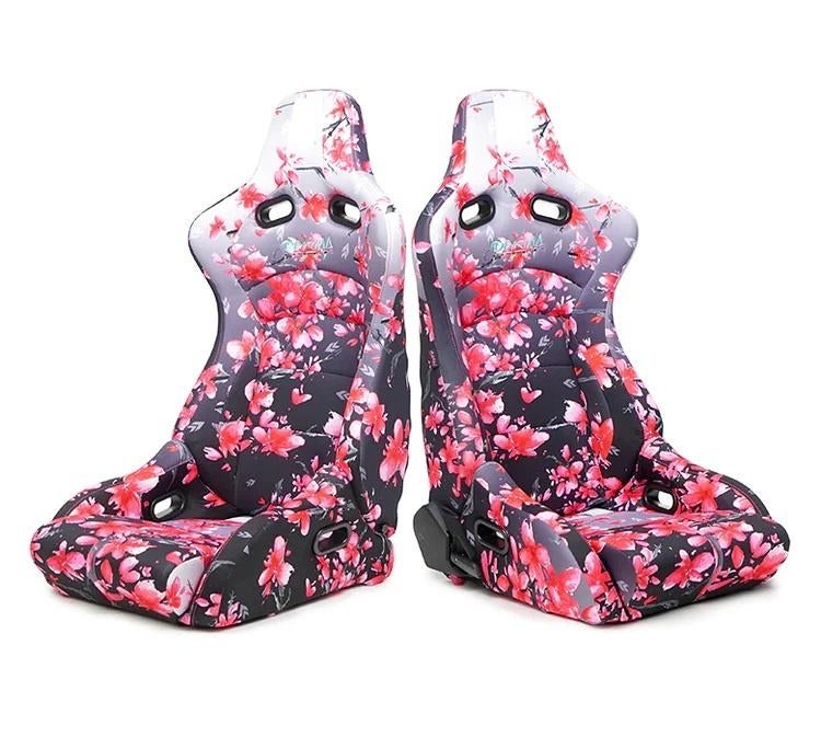 NRG Prisma Sakura Verstelbare kuipstoel Sportstoel roze, Ophalen of Verzenden