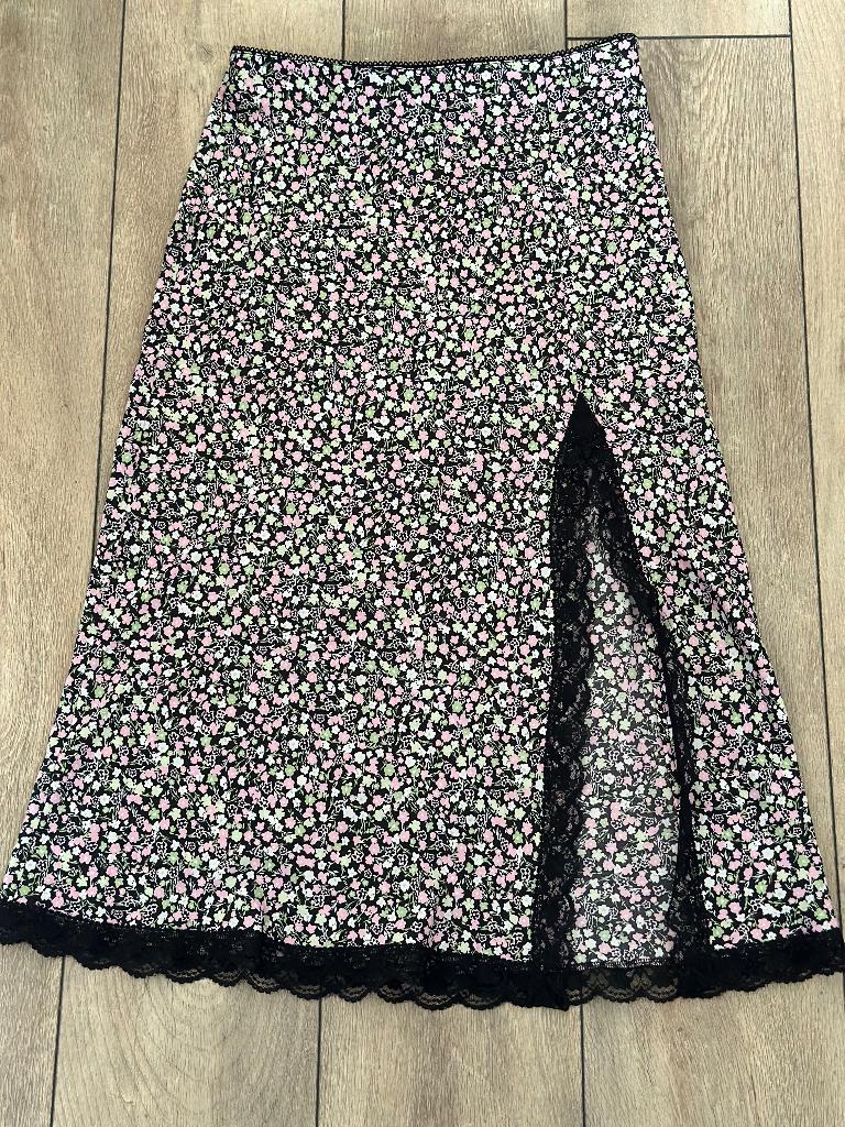 Mooie rok, Maat 38/40 (M), H&M, Zwart, Nieuw