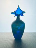 Mondgeblazen Kunstglas Vaasje - Jack in the Pulpit Design, Ophalen of Verzenden