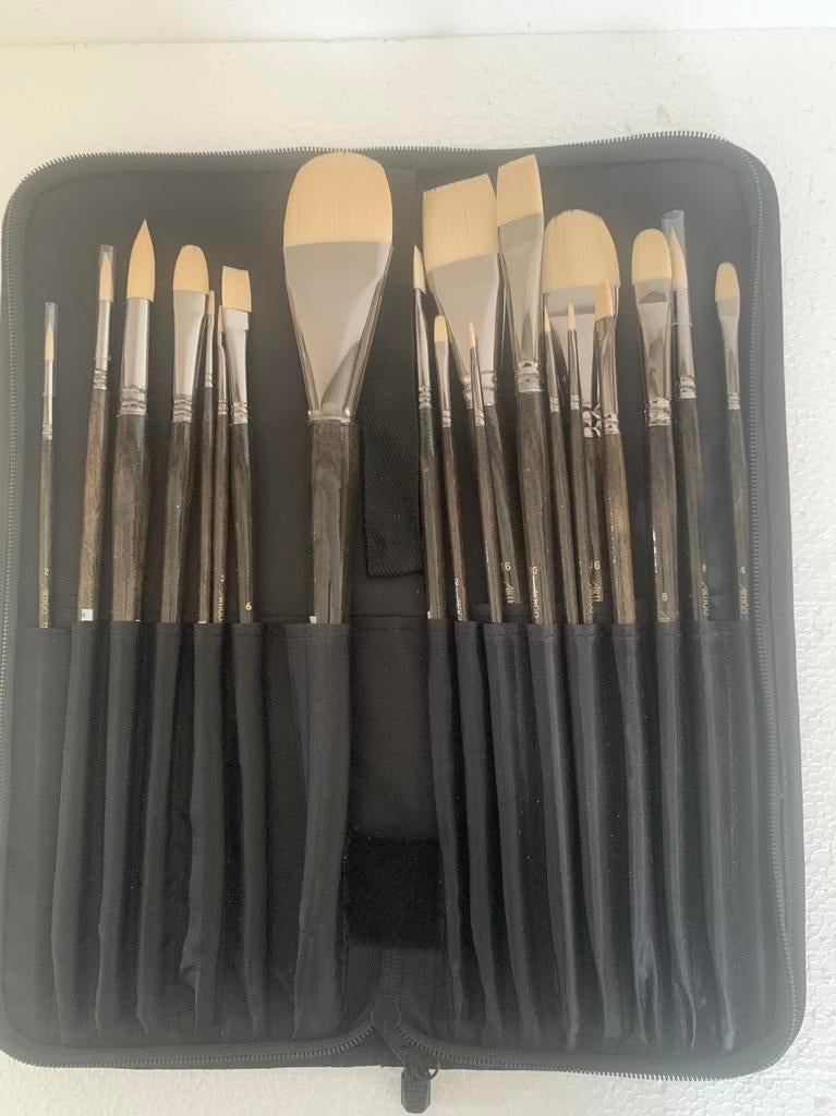 Olie/Acrylverf penselenset., Ophalen of Verzenden, Zo goed als nieuw