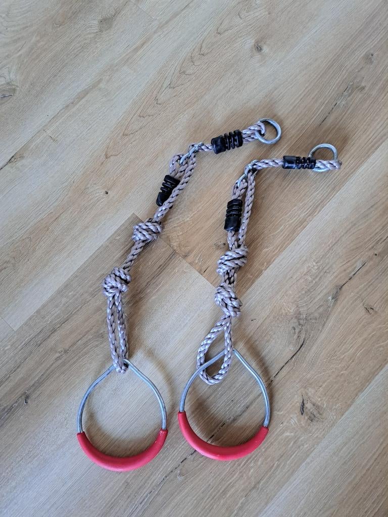 Turnringen, ringen voor aan de schommel., Ophalen, Zo goed als nieuw, Schommel