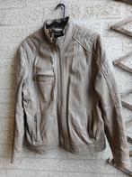 Leren jack 52, Maat 52/54 (L), Beige, Gedragen, Arma