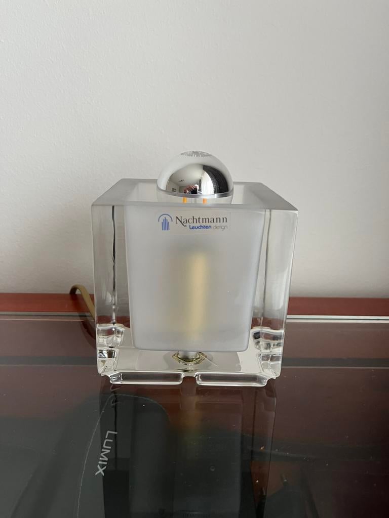 Nachtmann lamp ice cup, Ophalen of Verzenden, Zo goed als nieuw, Glas, Minder dan 50 cm