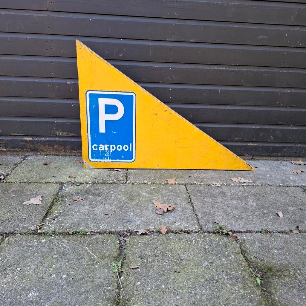 Parkeerbord Carpool 100x60 cm, Ophalen of Verzenden