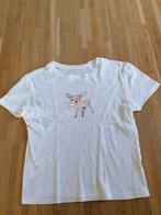 Schattig wit shirt met hertje Primark draagmaat 152 1 euro, Meisje, Ophalen of Verzenden, Zo goed als nieuw, Shirt of Longsleeve