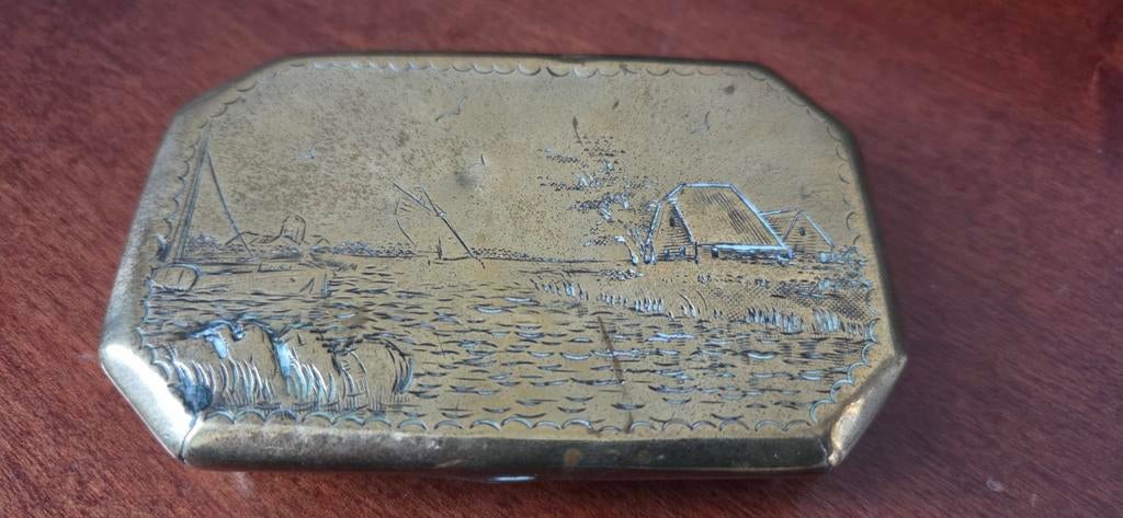 Friessche koperkunst. Dijkstra blikjes., Verzamelen, Rookartikelen, Aanstekers en Luciferdoosjes, Ophalen