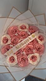 Handgemaakte satijnen rozen – een blijvend Eid cadeau, Ophalen of Verzenden, Nieuw, Versiering