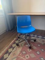 Bureaustoel, Ophalen, Gebruikt, Blauw, Bureaustoel