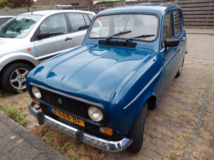 Renault 4, Auto's, Renault, Particulier, Overige modellen, Benzine, Hatchback, Geïmporteerd, Blauw, Beige